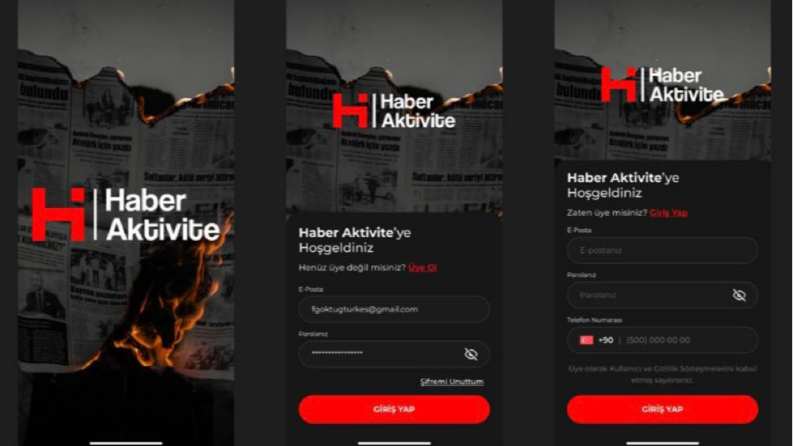 Haber Aktivite - News App React Native