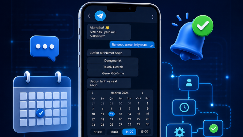 İşletmelere Özel Telegram Randevu Botu
