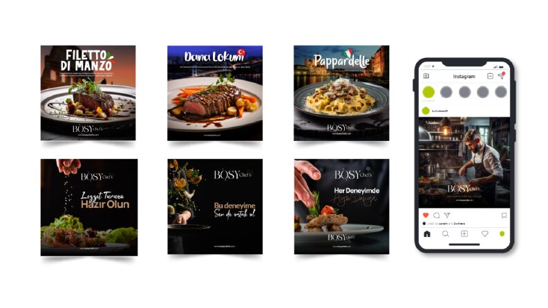 Lezzeti Görselde Sunmak – Restoran Sosyal Medya Tasarımları