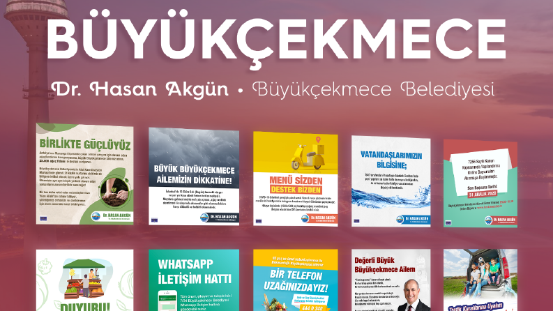 Büyükçekmece Belediyesi - Sosyal Medya Tasarımları