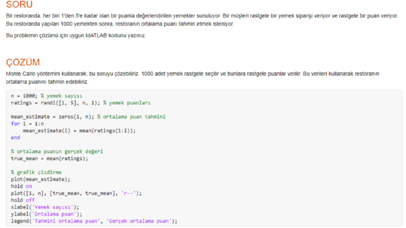 MATLAB ile Sistem Benzetimi