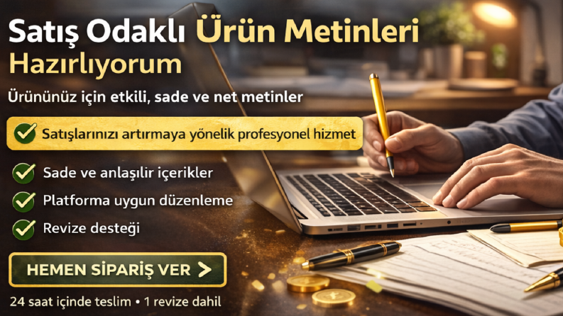 Satış odaklı ürün metni örneği