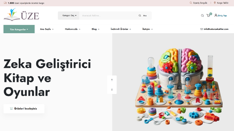 Üstün Zekalılar İçin Yenilikçi E-Ticaret Platformu