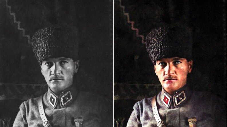 ESKİ FOTOĞRAFLARI RENKLENDİRME