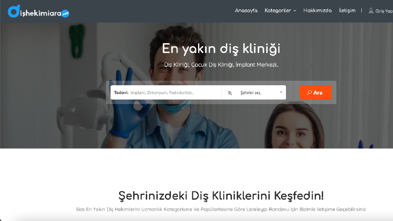 dishekimiara.com - Website Tasarımı