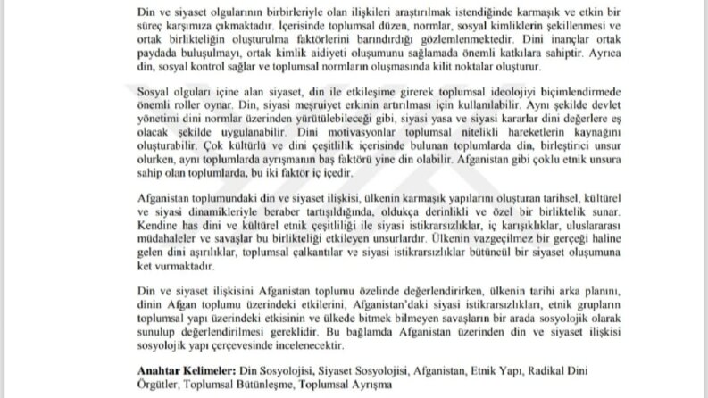 Akademik disiplinden doğan metinler