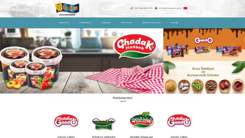 Ghazi ve Olayan Group web sitesi