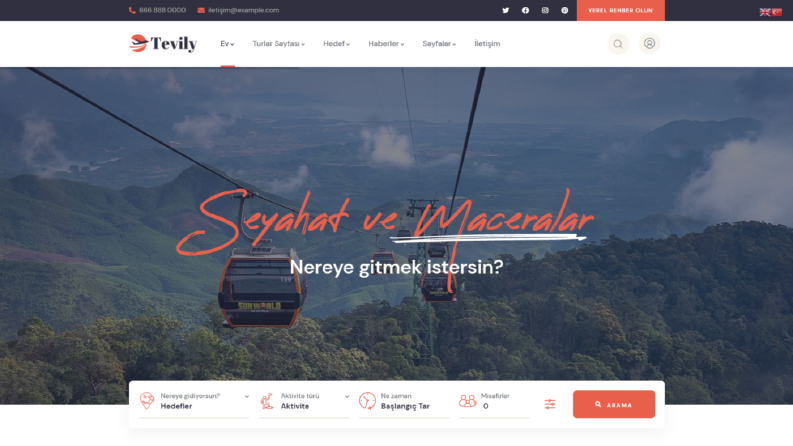 Tur & Seyahat Sitesi