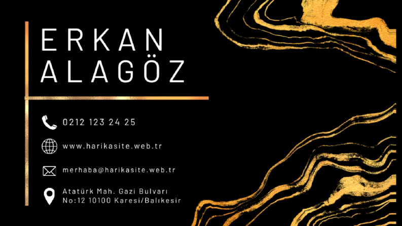 Kartvizit tasarımı