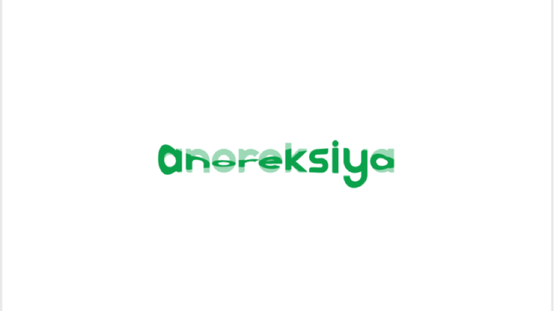 anoreksiya ile mücadele logo tasarımı