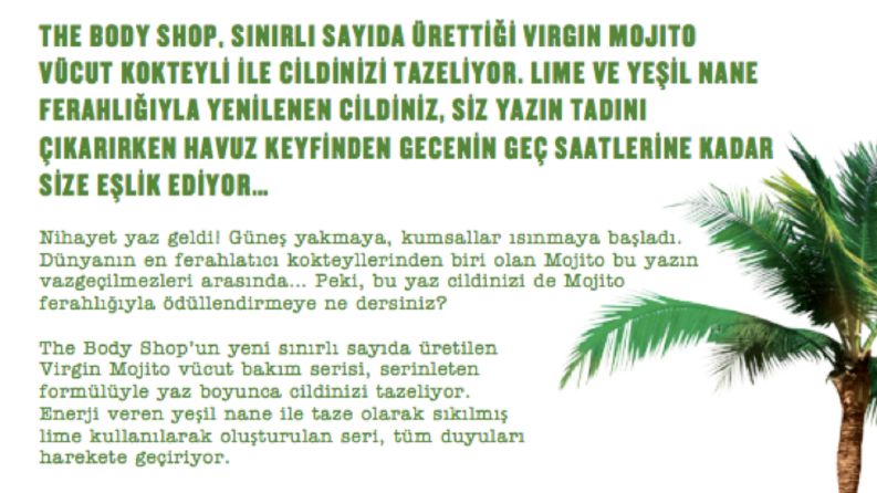 The Body Shop Basın Bülteni