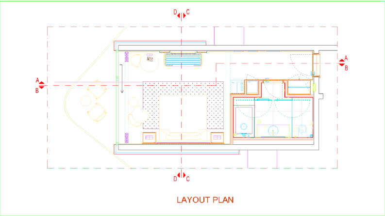 2d  autocad çizimi 