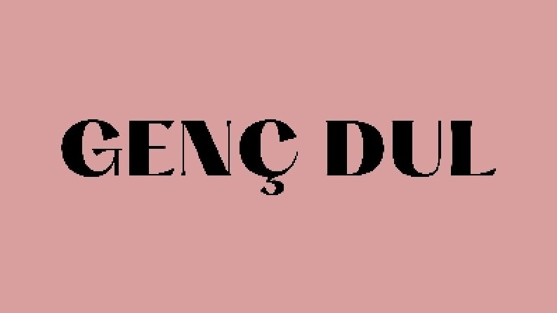 Genç Dul