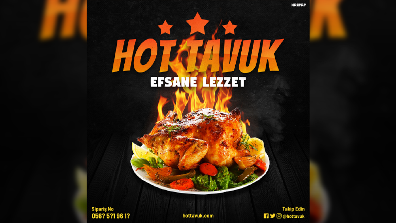 Yemek Reklam Afişi (Food Advertising Poster) - 2