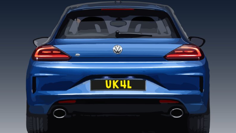 Volkswagen Scirocco İllüstrasyon