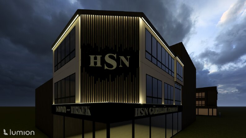 HSN Güzellik Salonu Dış Cephe Tasarımı