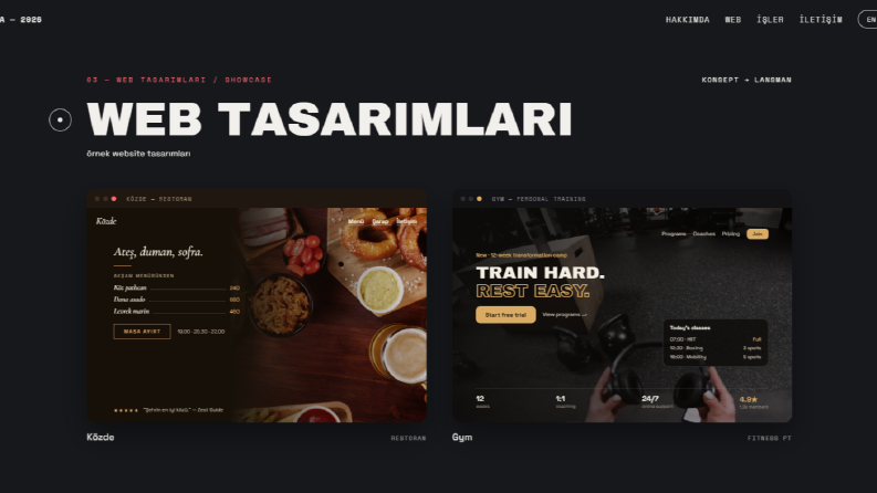 Three.js ve GSAP ile 3D Animasyonlu Portfolyo Sitesi