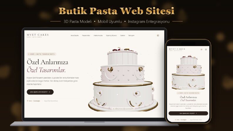 Butik Pasta Atölyesi Web Sitesi