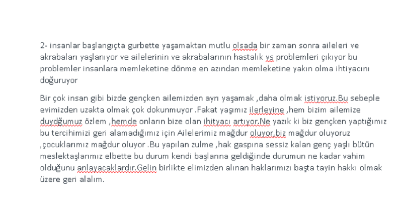  sağlık personelleri için konuşma metni