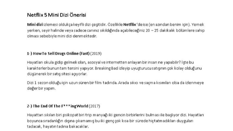 İş örneğim
