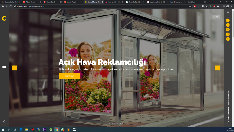 Reklam Ajansı Web Sitesi Tasarımı