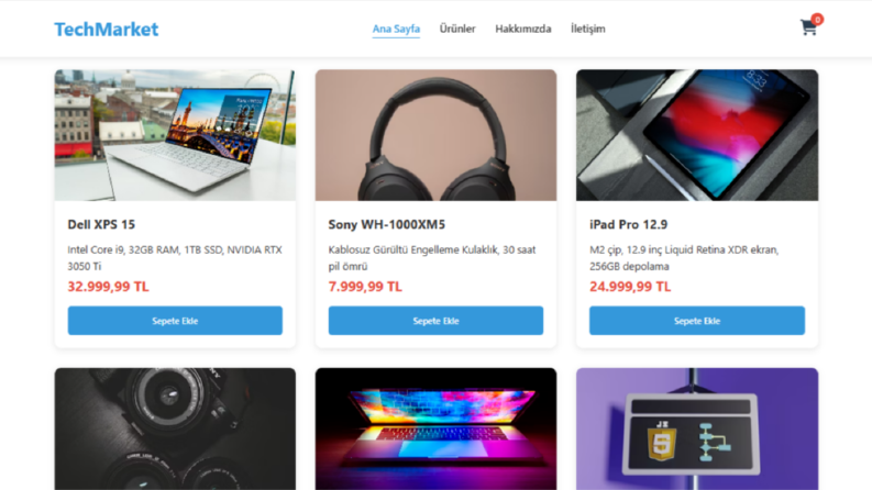 E-Ticaret örneği