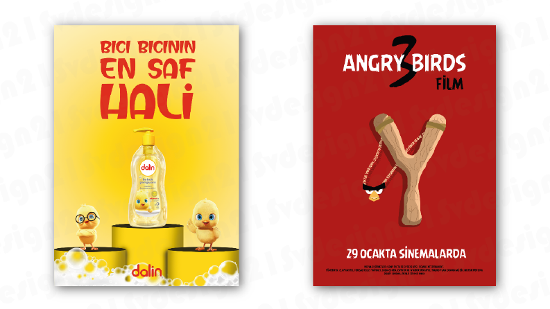 Örnek afiş çalışmalarım
