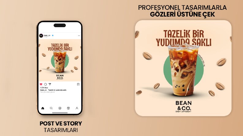 Bean & Co. – Hayali Bir Kafe Markası Tasarımı