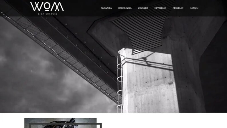 Wom Mimarlık Firması Web Tasarım