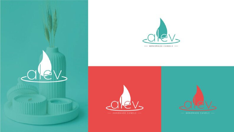 Alev El Yapımı  Tasarım Mumları Logo