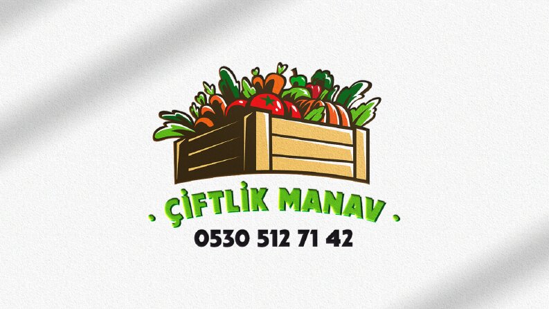 Özgün Logo Tasarım - Çiftlik Manav