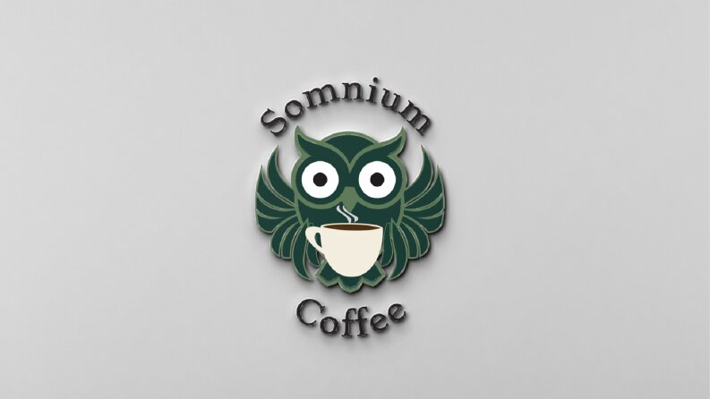 Somnium coffee - logo tasarımı
