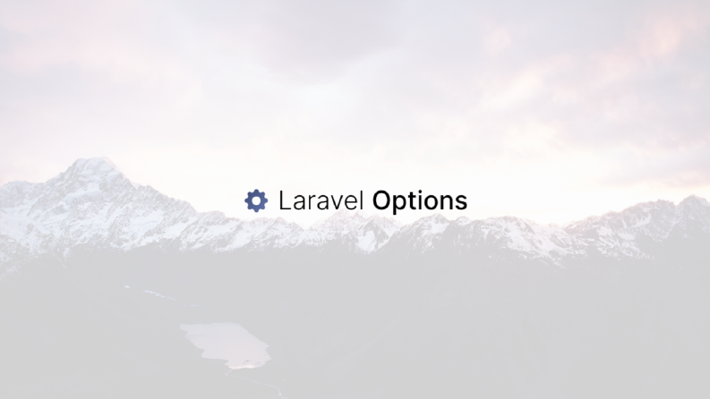 Laravel Paketi - laravel-options