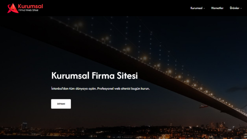 Kurumsal Web Sitesi Demo