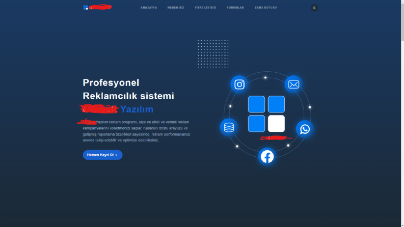 Yazılım Satış Sitesi