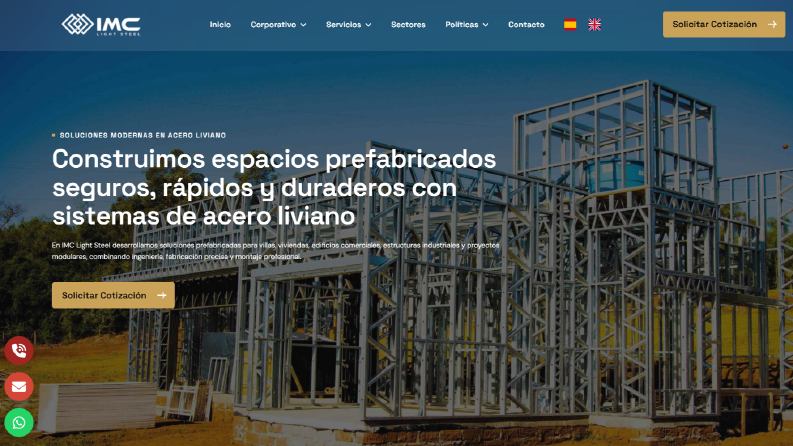 Imc Light Steel -Kurumsal Web Sitesi 