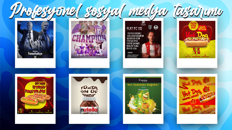Sosyal Medya İçin Müşterilere Tasarladığım İçerikler