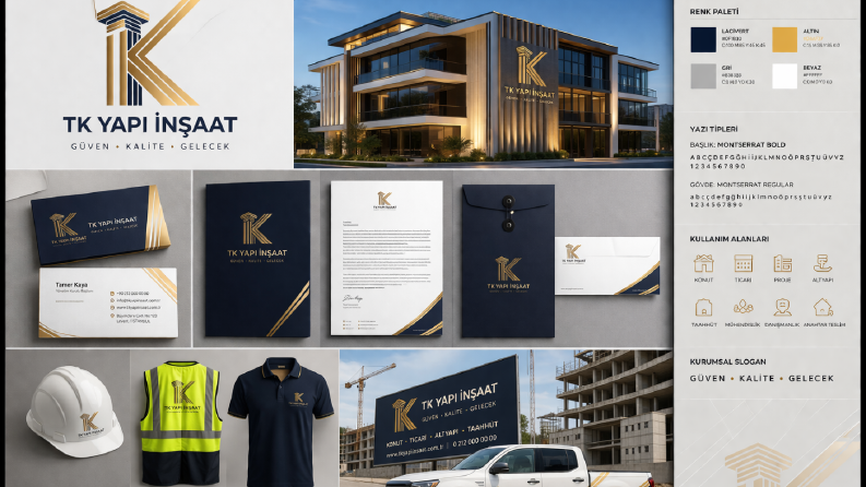 TK Yapı İnşaat Corporate Identity Design