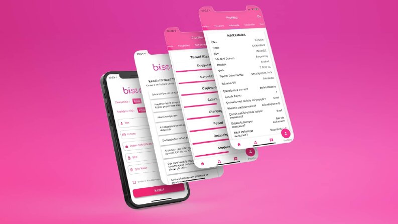 Bisenol Dating App - Web & Mobil Uygulama