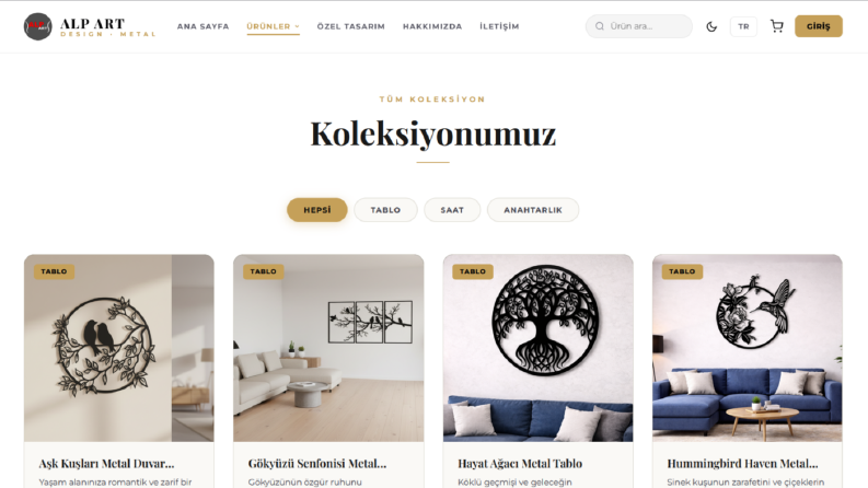 Modern ve Responsive Web Sitesi Tasarım