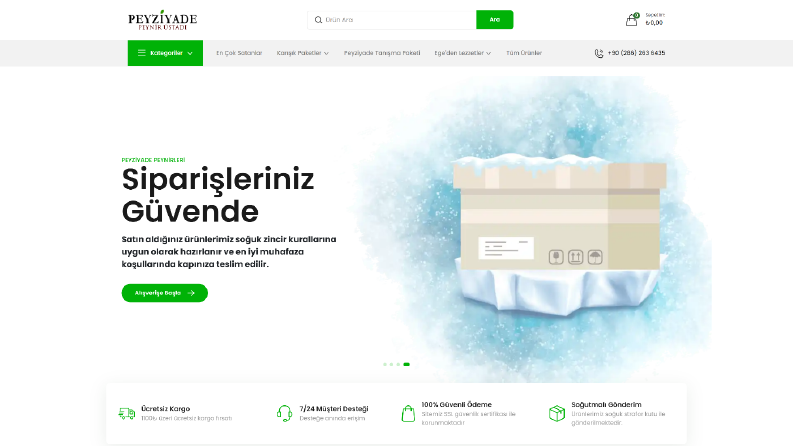Süt ürünleri E-ticaret