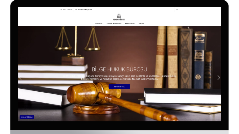 Bilge Hukuk Bürosu Web Yazılımı