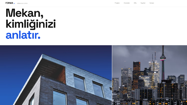 FORMA – Mimarlık Ofisi Web Sitesi