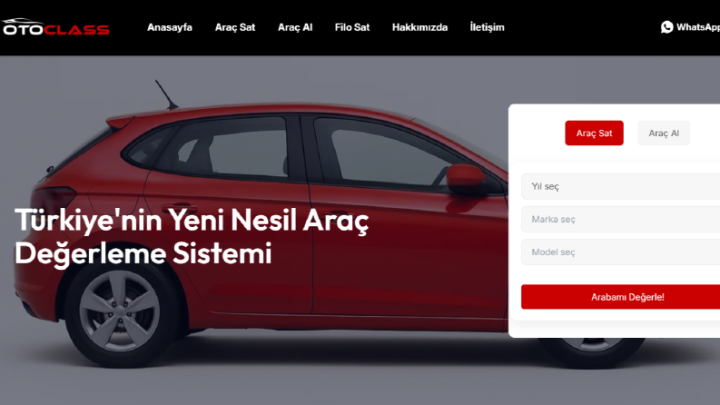Otoclass – Web Projesi (Frontend + Backend + SEO + CRM)