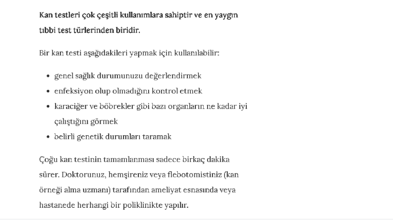 Web Sitesi İÇeriği