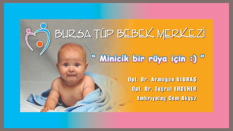 Bursa Tüp bebek merkezi Afiş çalışması