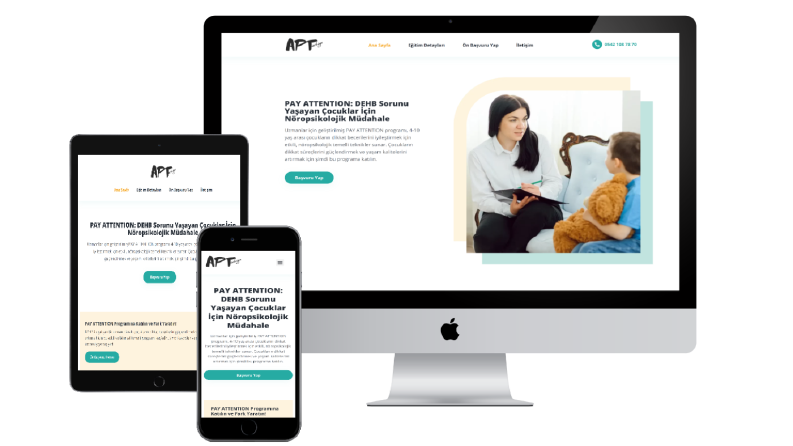 Tanıtım Web Sitesi - Pay Attention Türkiye