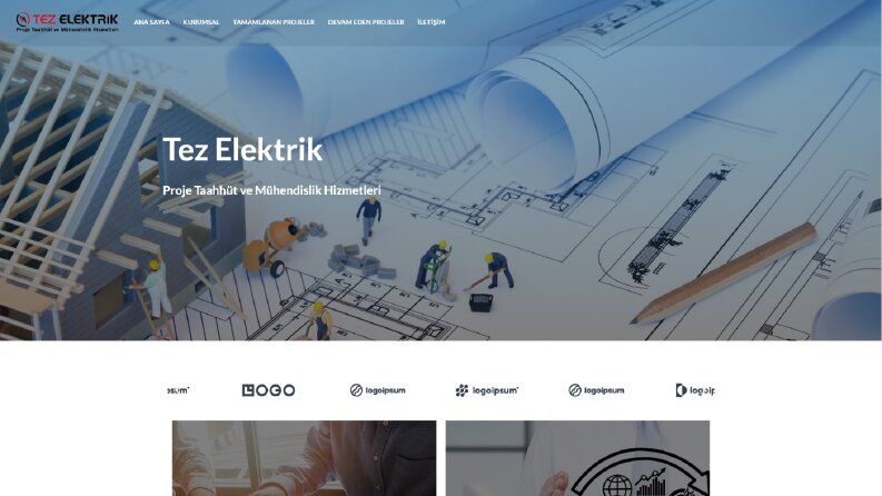 Elektrik ve Taahhüt Web Sitesi