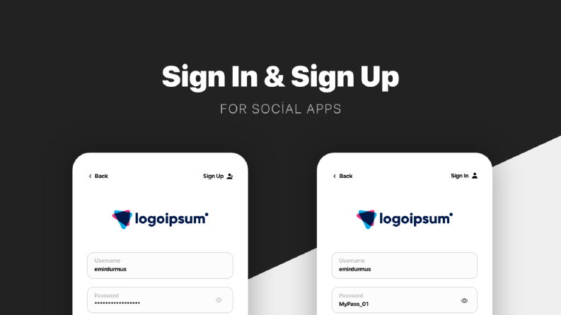 Sosyal Ağ Platformları için Login Ekranları Tasarımı