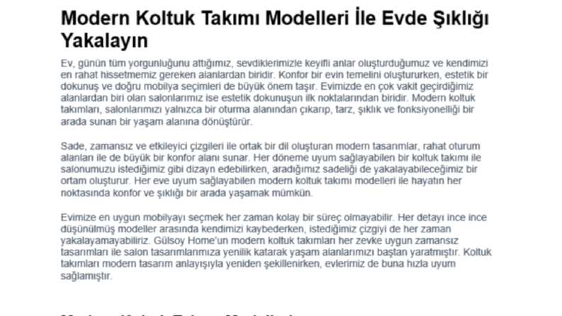 Kategori Yazısı